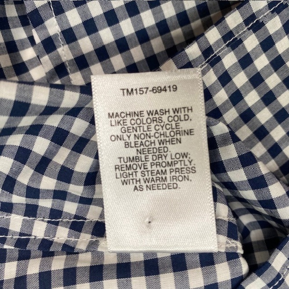 Pendleton Long Sleeve‎ Gingham Button Down Shirt … - image 10